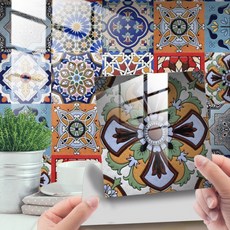 리쥬버 욕실 타일스티커 10p, 9