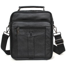 BLUE MOUNT 男款休閒斜背包 CPZ402, 黑色的