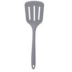 Kitchen Factory 素色矽膠寬鍋鏟, 時尚灰, 1支