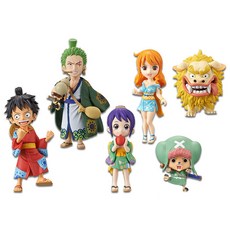 BANPRESTO One Piece World Collectible Wallcall WCF 和之國 vol.1 第 1 件套 6, 1套