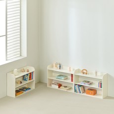 퍼니코 아동용 모모 교구장 3단, 크림 아이보리