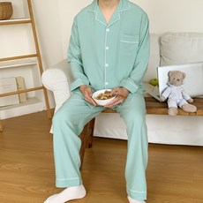 세컨핑크 커플용 러브하우스 잠옷 상하의 세트 988