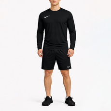 NIKE 耐吉 男款 Swoosh 長袖 T 恤 + 運動短褲套裝