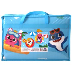 pinkfong 碰碰狐 鯊魚寶寶印花野餐墊 M號, 混色