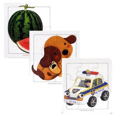 我孩子的個拼圖 3 件套, 1套, 12件