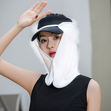 Fit Gear可拆卸式臉部遮陽板, 1個, 白色