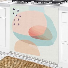 I Love Home正式圖案魔鬼氈多功能窗簾, TYPE8