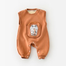 베베니즈 버블티 포켓 점프수트 우주복