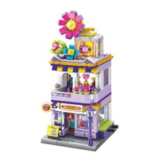 City corner 플라워 샵 블록 K28003, 혼합색상, 1개