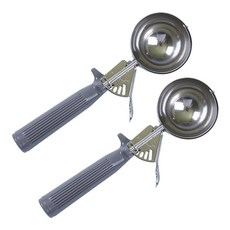 冰淇淋勺 8號, 灰色, 2個