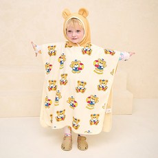 milkmile 兒童款海洋熊沙灘毛巾