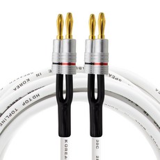 HDtop 韓國製 香蕉插頭 30C 喇叭線 3m
