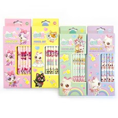 Wishcat 5支鉛筆 10入, 1個, 隨機出貨