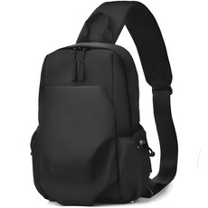 MARCO POLO 彈力防水斜背包 MP3055, 黑色