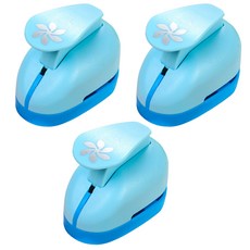 Allode 壓花打洞器 顏色隨機出貨, 3個, 05 六花瓣