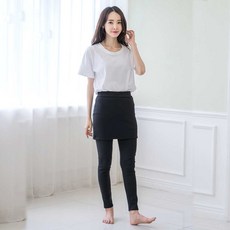 에이원패션 국내생산 에이원 여성용 융털 스커트 9부 타이즈 F 916