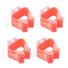 라라미즈 압축봉 후크 홀더 걸이 HG05, 4개, 핑크