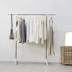 可移動金屬衣架 ver2.0, 白色
