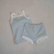 피카부 아동용 데이지 민소매 상하의 키즈 세트