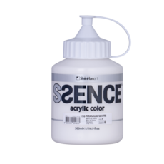 신한에쎈스 A시리즈 Bottle 아크릴컬러 물감 티타늄 화이트 170, 500ml, 1색
