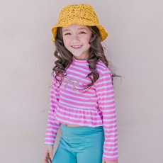 GOINGKIDS 女童茱莉緞帶防曬衣