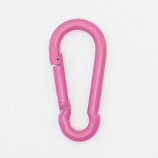 ButtonKing 彩色單鍵式登山扣包包掛環, 桃紅色, 2個