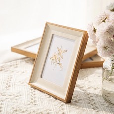 Yogomoji 臥室桌上相框, 棕色