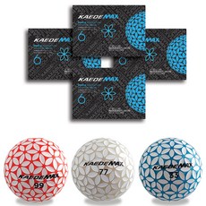 카에데 맥스 골프공 3종, 실버, 레드, 민트블루, 4세트