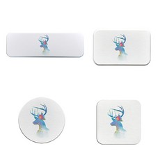 可愛簡約珪藻土杯墊 B44 4入, 款式4, 4個