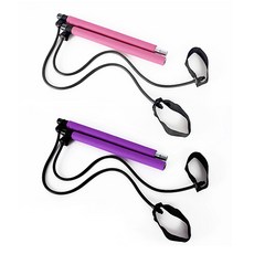 모아모아요 사이드 필라테스 로프바 2종 세트, 핑크, 퍼플