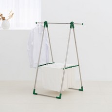 파리지앵 A플러스에스 행거형 스텐 빨래건조대, 그린