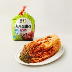 풀무원 사계절 아삭 포기김치, 1.3kg, 1개