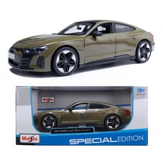 마이스토 2022 아우디RS E-tron GT 전기차 모형 다이캐스트 1:25, 그린, 1개