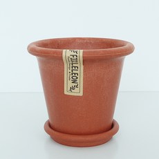 MORIANN 烏德斯普勞特花盆 + 底盤套組, 1套, 紅棕色