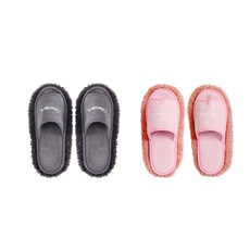 Leehansun LivingScience 清潔拖鞋灰色+粉色, 1套, 灰色,粉色