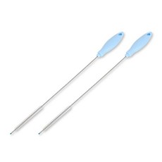 Baby&I 吸管清潔刷, 藍色, 2入