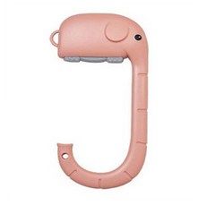 Adela 大象包包掛飾, 粉紅色, 1個