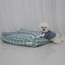 레드퍼피 버퍼라 스테이 침대방석, 민트, 1개