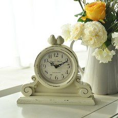 CoTe TaBLe Amour 鳥型桌鐘 21MZ007N3E1, 復古白