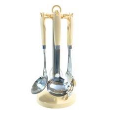 GENIAL 素色手柄廚房用具 7入組, 混色, 1組