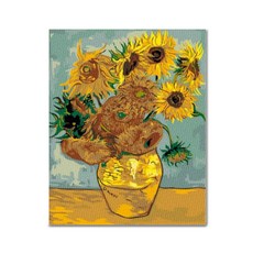 ADICO DIY 鑽石畫 梵谷的向日葵 40 x 50 cm BG05