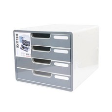 SYSmAX Deluxe 彩色文件櫃 13106 290 x 340 x 240mm, 4層, 灰色