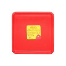 lollaland 孩童方形餐盤, 紅色, 餐盤