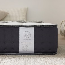 베이지메이트 허리에존 촘촘한 본넬 스프링 매트리스 방문설치, 다크그레이, 200mm