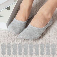노디자인 벗겨지지 않는 앞코보강 무지 이중 실속형 페이크삭스 10켤레
