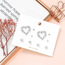 日常造型耳環10件組