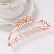 수스다 빅사이즈 바나나 올림머리 메탈 헤어 집게핀