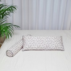 아띠블랑 와이드 아기베개 커버 2p + 속통 + 바디필로우 꿀잠 세트, 퍼플플라워