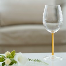 Abode 玻璃顏色酒杯黃色, 1個