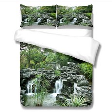 彩色印花被套枕套組 A_RD_235